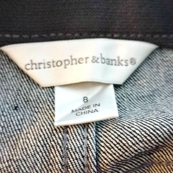 NWT Christopher & Banks Classic Fit Capris Size 8 - Picture 7 of 7